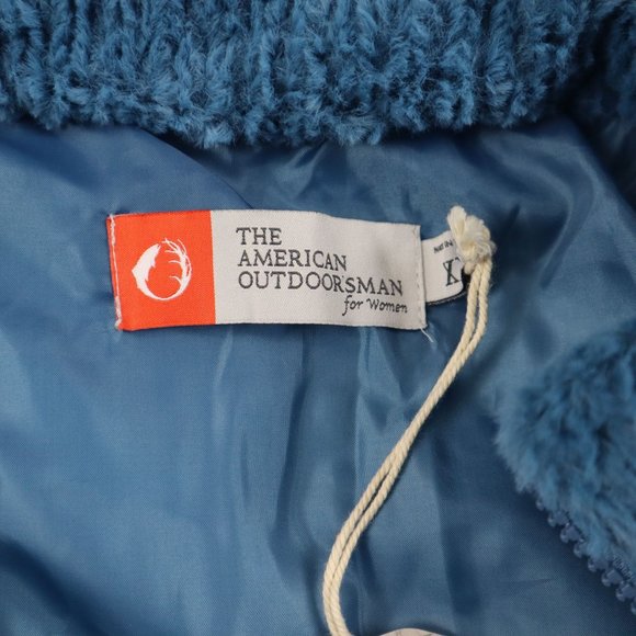 NWT women The American outdoorsman Blue soft puffer jacket XL - Picture 6 of 16